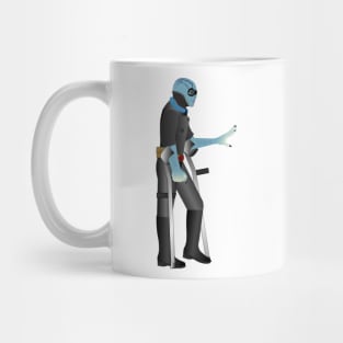 Abe On Crutches Mug